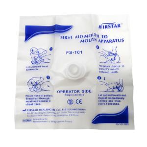 Wholesale Disposable Reusable CPR Resuscitation Mask One Way Valve Covid Training Mouthpiece from china suppliers