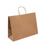 Kraft Paper Takeaway Tote Bag Baking Pastry Milk Tea Shopping Gift Paper Bag