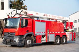 Wholesale Mercedes Benz 32m Water Tower Aerial Fire Truck with 7T Water and Foam from china suppliers