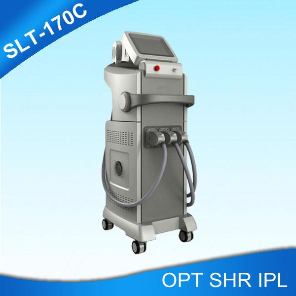 Dual Handles SHR IPL Hair Removal Machine For Skin Rejuvenation , Freckle