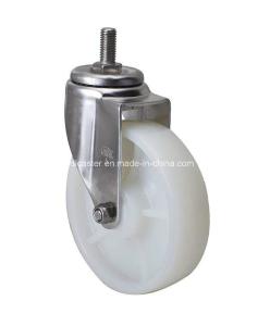 Wholesale Stainless Steel 5&quot; 120kg Threaded Swivel Tpa Caster S5435-25 for Industrial Equipment from china suppliers