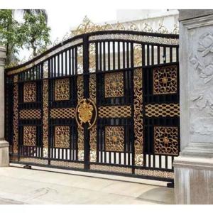 Wholesale Outside House Main Door , Galvanized Wrought Iron Gate New Design from china suppliers