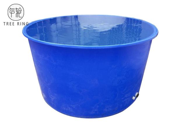 M2000L Large Plastic Open Top Cylindrical Tank For Duck Horse Feeding Equine