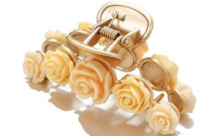 Wholesale Elegance Floral Hair Claw Clip for Women from china suppliers