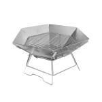 2KG Portable Garden Fire Bowl Large Wood Burning Fireplace for Backyard Bonfire