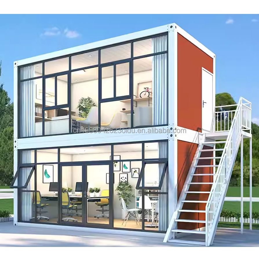 20ft Bathroom Black Container House With One Bedroom Hotel Kitchen Manufactured By Prefabricated Houses