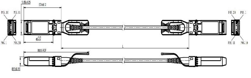 SFP+ To SFP+ 10G OM2 Active Optial Cable AOC 1 ~ 100M RoHS Compliant