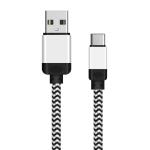 2A Fast Charging USB Cable for Phone Charge Metal Quick Charging Nylon Braided