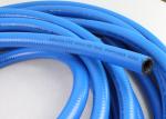 Blue Flexible Fuel Hose 30 Bar Single Wire For Gas Station , ID 3 / 4 Inch