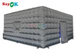 Airproof Inflatable Night Club Cube Wedding Mobile Party Tent 6x6x3mH