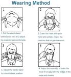 5 Ply KN95 Disposable Protective Mask Dust Proof For Health Care