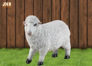 Wholesale Life Size White Color Polyresin Animal Figurines Dolly Sheep Sculpture Garden Decor from china suppliers