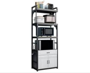 Wholesale 5 Layers Stainless Steel Kitchen Rack Shelf Microwave Oven Cabinet from china suppliers