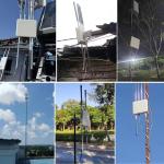Outdoor Industrial Grade 20Km Long Distance 2.4G 5.2G 5.8G Tri-Band 5400Mbps