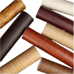 Wholesale Low MOQ Factory Price Self-Adhesive Wallpaper Furniture Sticker Vinyl Wood Grain PVC Film For Sale from china suppliers
