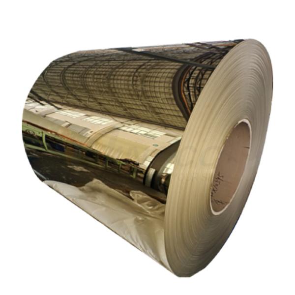 Welding Cold Rolled Stainless Steel Coil Titanium Gold Color Mirror Surface