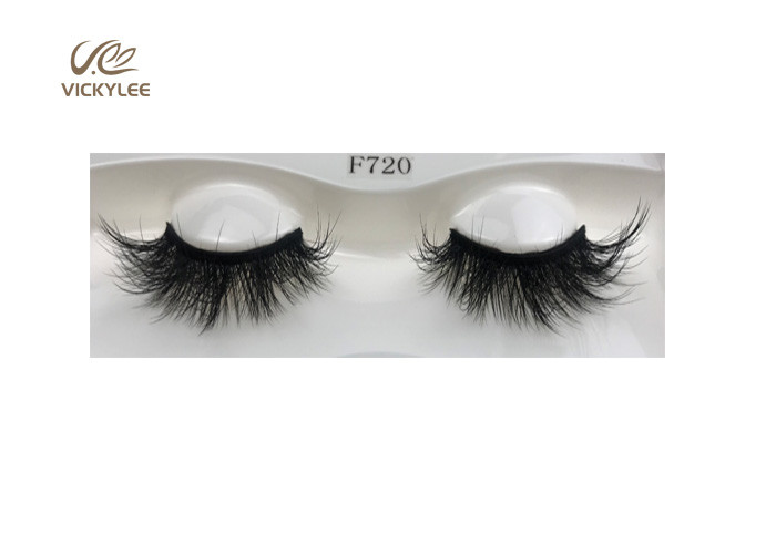 Whole Strip Synthetic Fiber 7D Mink Volume Eye Lashes