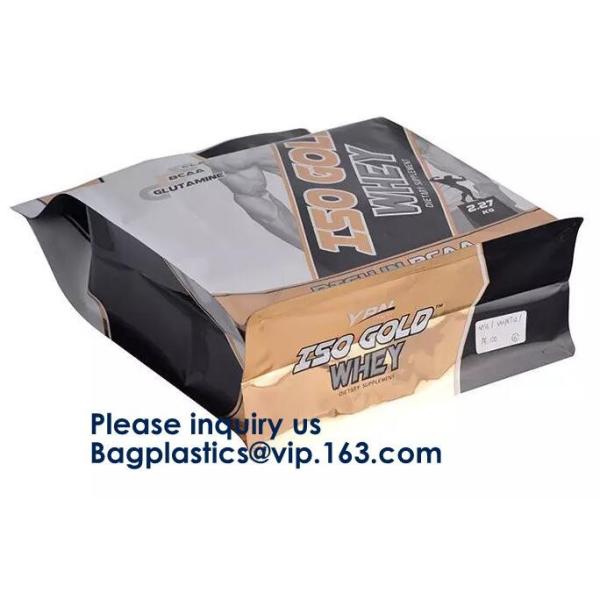 Oxo-Degradable stand up pouches Coffee Bags Stand Up Pouch With Valve Side Gusset Bag with Valve Flat Bottom Pouch with