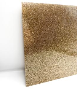 Wholesale Anti - Bacterium Gold Glitter Cast Acrylic Sheet For DIY Earrings Crafts from china suppliers