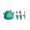 Buy cheap Imp Shape Reusable Silicone Baby Feeding Set Non Slip Bpa Free Bowl Customized from wholesalers