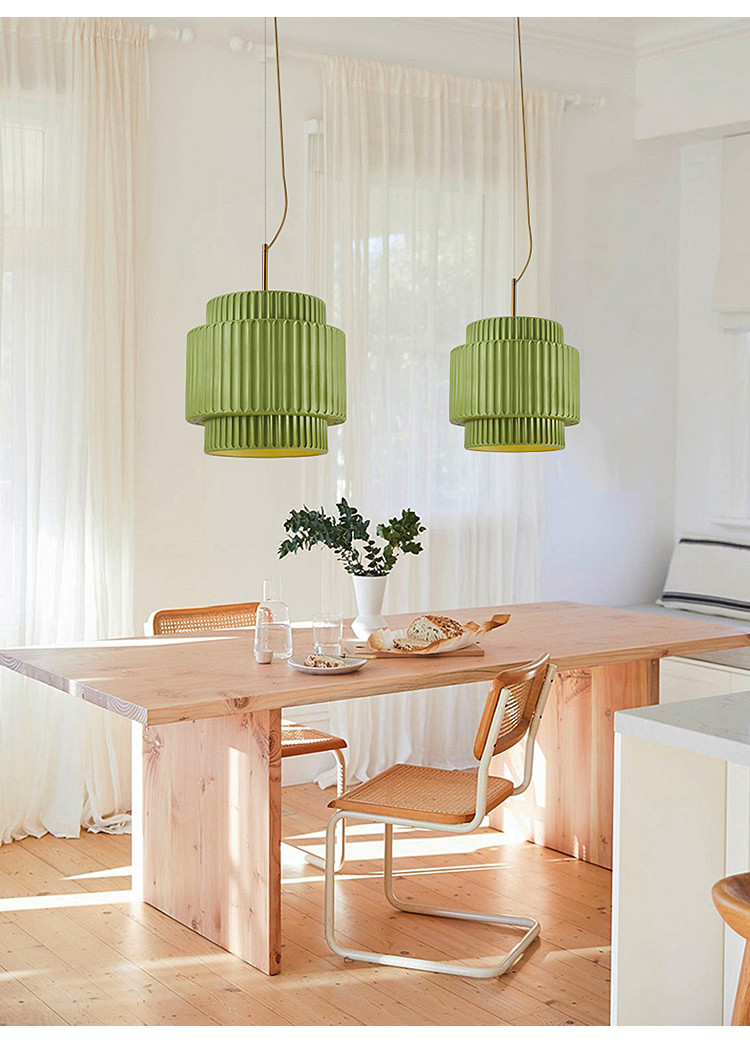 Wabi Sabi Pendant Light White Resin Chandeliers Dining Room Hanging Lamp(WH-AP-577)
