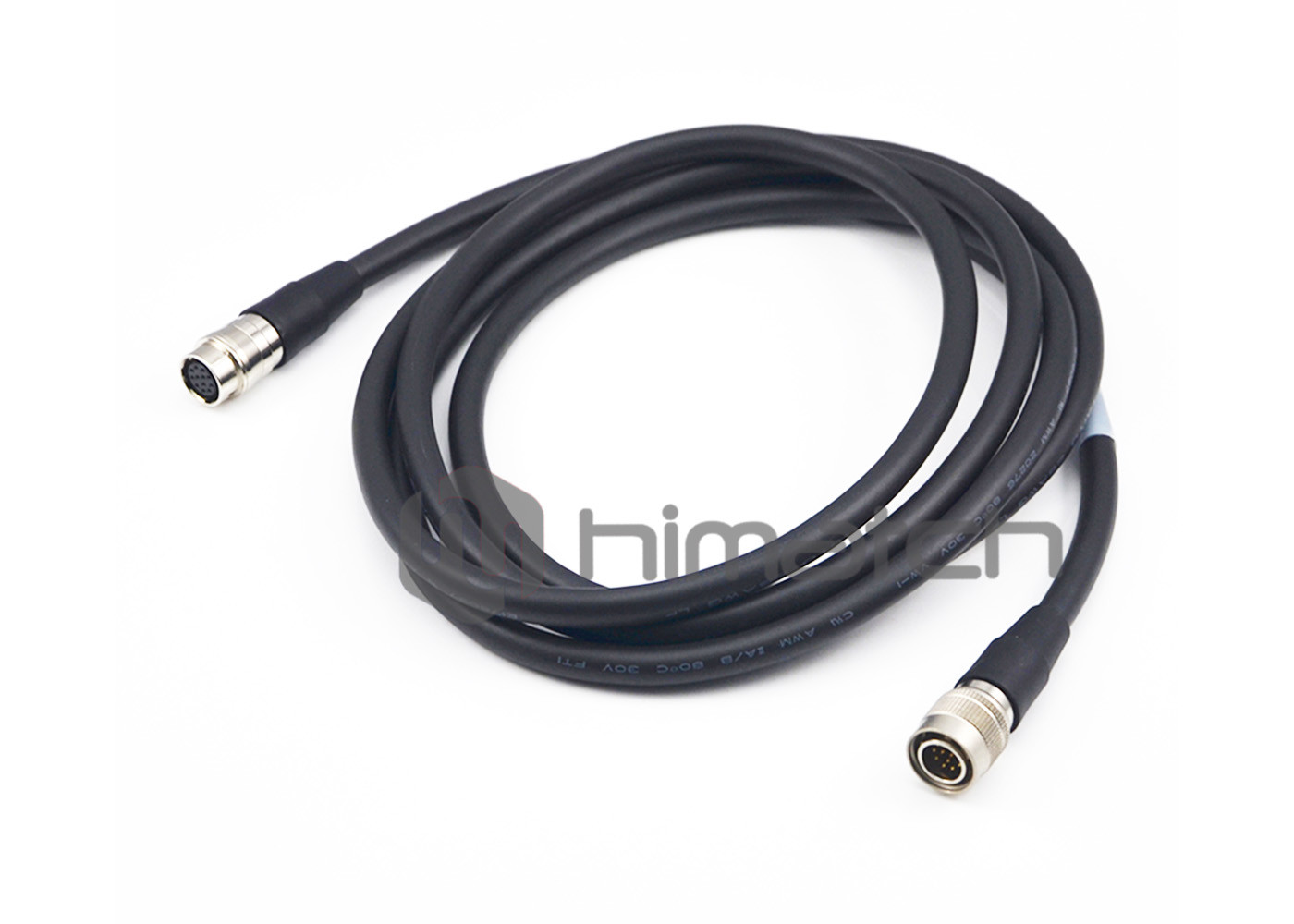 Professional Analog Camera Cable / Hirose 12 Pin Cable Himatch With Power