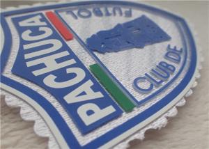 Wholesale Three Dimensional Silicon Custom Clothing Patches , Multi - Color Tatami Flocking Heat Transfer Label from china suppliers