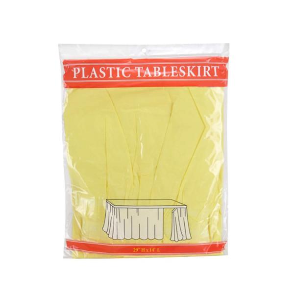 Odorless Disposable Plastic Table Skirts For Dessert Table / Buffet Table