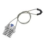 Aluminium Alloy 7KN ADSS Anchor Clamp For Hanging Cable