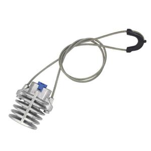 Wholesale Aluminium Alloy 7KN ADSS Anchor Clamp For Hanging Cable from china suppliers