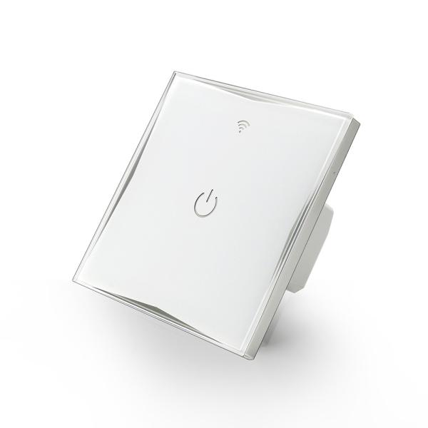 European Standard 1 Gang Smart Wifi Light Switch Compatible With Alexa Google