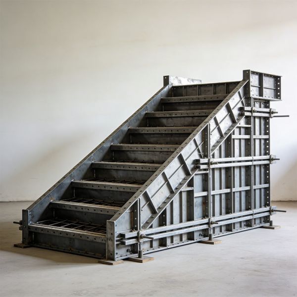 Structural Steel Stair Formwork Precision Mold System For Concrete Stair Formation