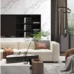 Antibacterial Glazed Porcelain Tile Waterfall White Polished Slate Shower Floor