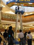 Aerial Work Hydraulic Lift Ladder Four Mast 16m Working Height For Maintenance