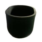 Chemical Stability Oval Type Crucible Metal Melting Silicon Carbide Graphite