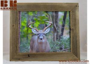 China Barnwood Picture Frame / Barn wood frame / Rustic frame / Reclaimed wood picture frame on sale