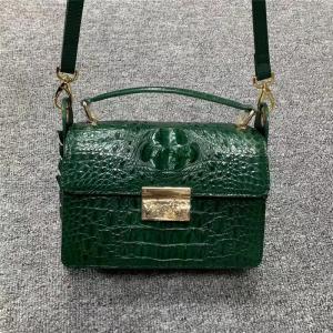 Wholesale Fashion Lady Purse Genuine Exotic Crocodile Leather Women Flap Bag Authentic Real Alligator Skin Female Small Handbag from china suppliers