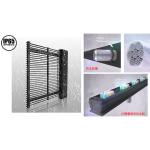 DIP LED Flexible Media Facade , Led Advertising Display Steel Wire Mediafacade