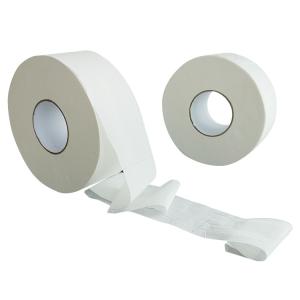 Wholesale Practical Jumbo Roll Bathroom Tissue , Compostable Jumbo Toilet Rolls 2 Ply from china suppliers