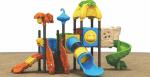 colorful plastic slide equipment children outdoor playground for school