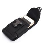 Customized Hiking Tactical Waist Bag , 1000D Nylon Cell Phone Pack 5.5" X 3" X 1