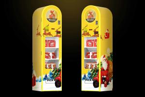 Wholesale 110V Hot Box Vending Machine , 1.6m Height Christmas Vending Machine from china suppliers