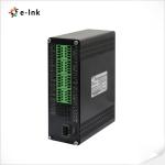 4 Channel Serial To Fiber Optic Media Converter RS232 RS485 SFP Port 12 - 48VDC