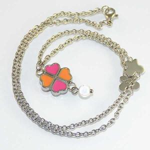 Wholesale New Fashion Ladies 316L High Quality Charming Pendant Chain Necklace LPN227 from china suppliers