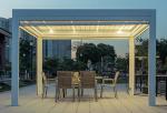 Aluminum Gazebo Electric Louvered Aluminum Patio Pergola Hardtop Gazebo