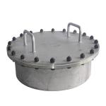 NXF Galvanized Carbon Steel Quick Opening Circular Manhole Cover Drain Hole