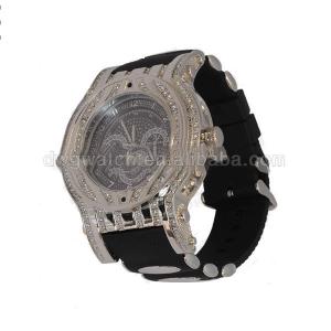 Wholesale Hip Hop Luxury Men Watch with Bling Bling Watch Face from china suppliers