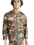 Ripstop / Twill Fabric French Military Uniform In Lizard Camo F2 Style