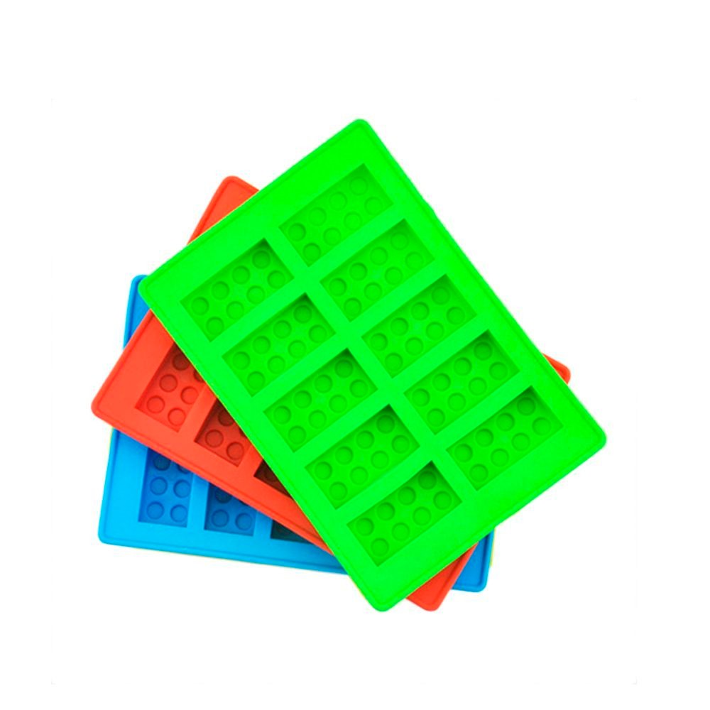 2018 hot selling wholesale personalized custom printed building bricks silicone ice cube tray mold walmart