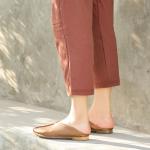 S115 Women's shoes ins tide shoes net red 2020 new autumn lazy shoes can be worn